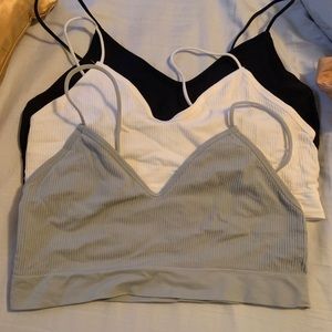 Bralettes - never worn. Size xl